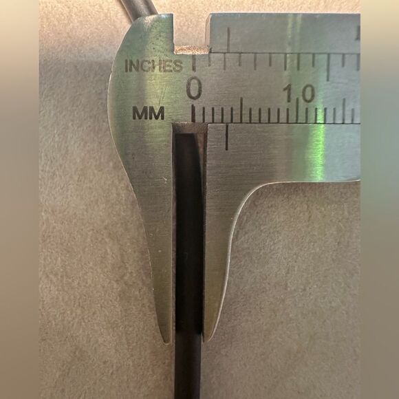 22” Black Cord Necklace - Unisex | 925 Silver Clasp | Minimalist | Great… - Picture 9 of 17